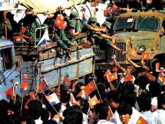 the khmer rouge in cambodia was primarily a result of|A timeline of the Khmer Rouge regime and its aftermath .